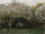 Claude Monet Lilacs,Gray Weather Spain oil painting artist